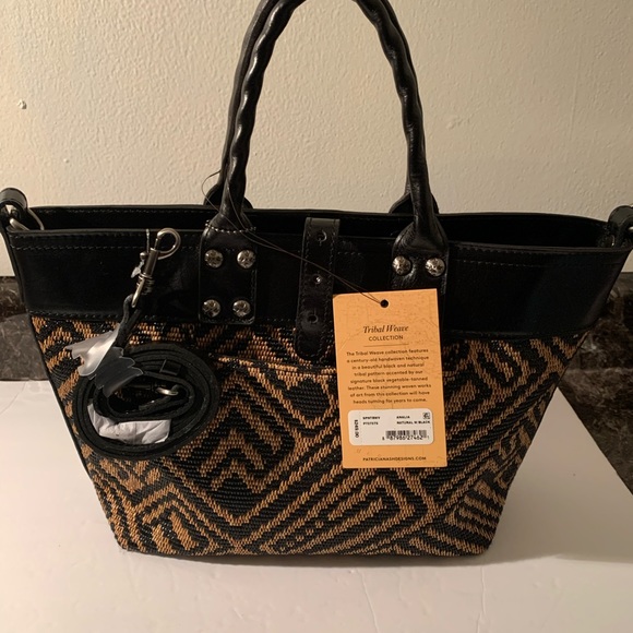 🔥SALE🔥: Nash Analia Top Handle Crossbody Tote:Tribal Weave:NWT - Picture 6 of 9